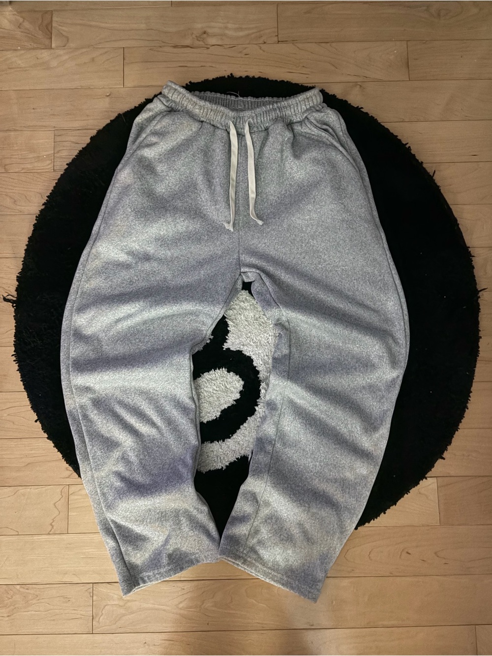 Grey Mens Drawstring Sweatpants (size small)